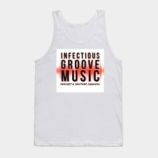 Infectious Groove Podcast New Logo Black Lettering Tank Top